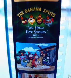 HANNA BARBERA Educational Filmstrip Banana Splits NEW  