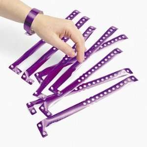  Purple Laser Wrist Tickets   Novelty Jewelry & Bracelets 