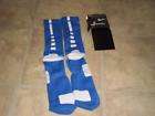 Nike Platinum Elite Socks Blue Kentucky Wildcats Duke Blue Devils XL 