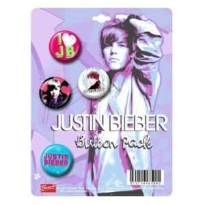  Justin Bieber Button Pack 
