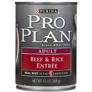 Pro Plan Adult Classic Beef & Rice Entree   12 x13oz (Quantity of 1)