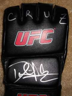 Dominick Cruz Signed UFC Fight Glove Exact PROOF Champ  