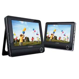 Coby 9 TFT Portable Tablet Style DVD Player with Dual Screen at  