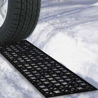 Generic Car Tire Snow Grabber Mats   2 Pieces by Trademark ToolsT at 