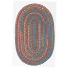 Super Area Rugs 6ft x 9ft Oval Braided Rug Easy Clean Area Rug Carpet 