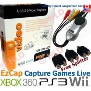 Audio Video Capture Card Device Transfer Live Games from Xbox360 