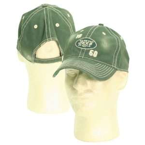  New York Jets Rack Stitch Weathered & Torn Slouch Fit 