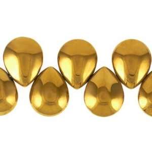  Gold Plated Teardrop Crystal Beads Strand Arts, Crafts & Sewing