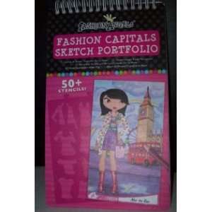  Fashion Capitals Sketch Portfolio & Stencils (Age 6 
