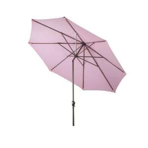  9 ft Pink Aluminum Patio Umbrella Patio, Lawn & Garden