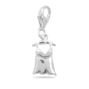   Tank Top Charm with Lobster Clasp 925 Sterling Silver 