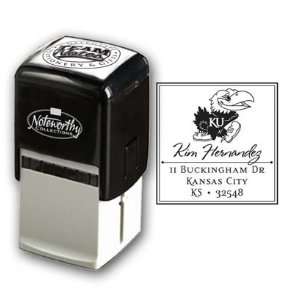  Noteworthy Collections   College Stampers (KU Jayhawks Square Stamp 