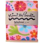 Mimi the Sardine Coated Organic Cotton Splashmat, Pink Flora