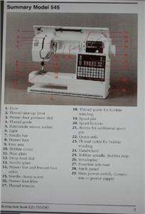 Viking Husqvarna 545 Lily Sewing Machine Manual On CD  
