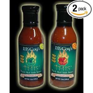   of McCoys THIS   Thick Hot Irish Sauce   Pub & Grub 12oz Hot & Mild