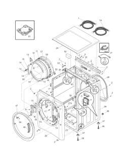 ELECTROLUX Washer Motor/tub Parts  Model EIFLW55IRR0 