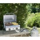 The Sportsmans Series Portable Stainless Steel Gas Grill with Cover