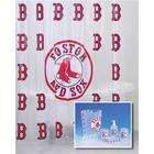 Belleview Boston Red Sox MLB 7 Piece Frosted Acrylic Bath Set