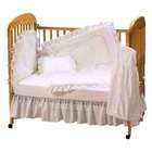 bumper dust ruffle canopy and drapes and fitted sheet options 
