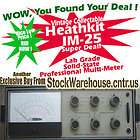 Heathkit IM 25 Vintage Analog Laboratory Grade Solid State Multimeter 