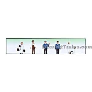   Model Power O Scale Painted Figures   Station Service Crew Toys
