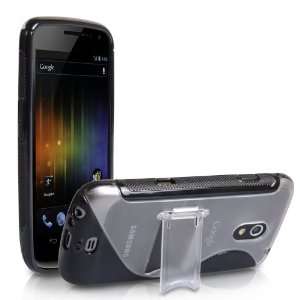  Black And Clear Silicone Gel Stand Case Cover For The Google 