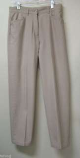 Jones New York Stretch Cotton/Spandex Khaki Pants, Sz 8  