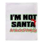 Artsmith Inc Stadium Throw Blanket Christmas Im Not Santa But You Can 