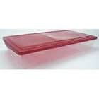 Iris Underbed Holiday Storage Box with Hinged Lid set/3   Red/Clear 