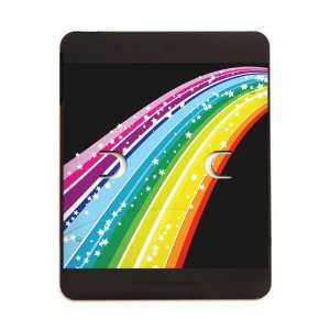  iPad 5 in 1 Case Matte Black Retro Rainbow Everything 