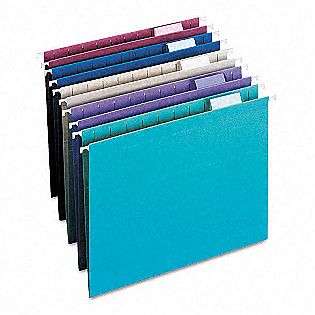File Folders, 1/3 Cut, Top Tab, Letter, Purple  Smead Computers 