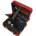 Chicago Case Premium Military Tool Case in Red with Hinged Pallet Set