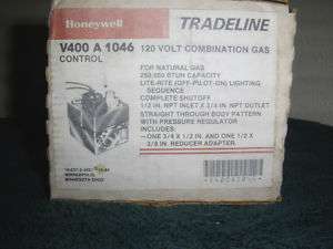 Honeywell V400A 1046 Combination Gas Control NOS  