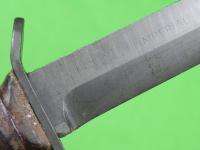 US WW2 IMPERIAL M3 Fighting Knife Marked Blade  