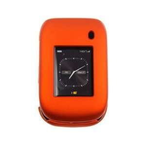  Rubber Coated Plastic Phone Case Orange For BlackBerry 