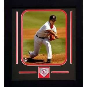 Daisuke Matsuzaka Boston Red Sox MLB Framed Photograph Pitching Dice K 