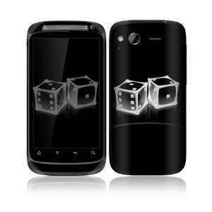 Crystal Dice Design Decorative Skin Cover Decal Sticker for HTC Desire 