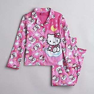 Girls 4 10 Coat Pajamas  Hello Kitty Clothing Girls Sleepwear 