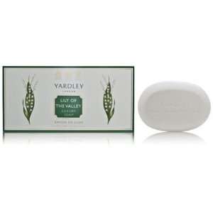    Yardley of London Lily of the Valley 3 x 3.5 oz Luxury Soap Beauty