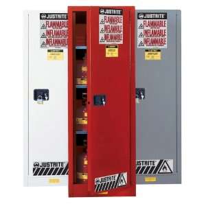  JUSTRITE Deep Slimline Safety Cabinet   1 Manual Door 