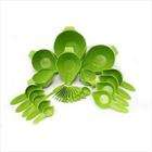 POURfect Quality 27Pc Bowl & Measuring Set (Green Apple) By POURfect