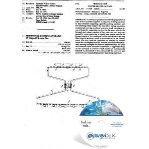  NEW Patent CD for MECHANICAL HANDLING APPARATUS 