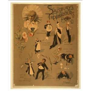Historic Theater Poster (M), Salsburys Troubadours the humming bird