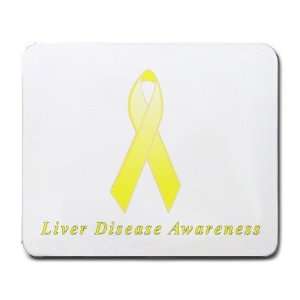  Liver Disease Awareness Ribbon Mouse Pad
