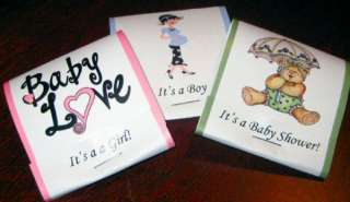 10 Baby Shower Personalized Nail File MatchBooks Favors  