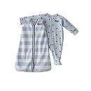 HALO Boys SleepSack Wearable Blanket and Footed Chenille Stripe with 