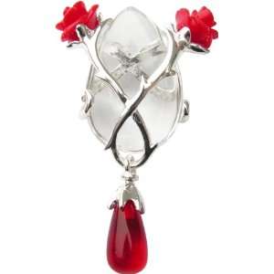 Rose & Thorn Crystal Keeper Pendant For Perfect Love & Partnership 
