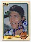 1984 Donruss DK 10 Dave Righetti New York Yankees  