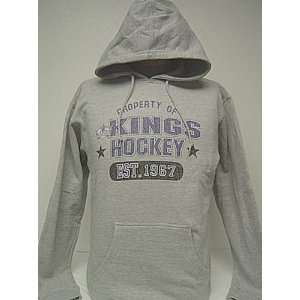 New Extra Large (XL)  NHL Los Angeles Property of Kings Hockey Gray 