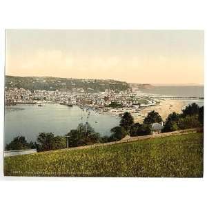   Reprint of View from Torquay Road, Teignmouth, England